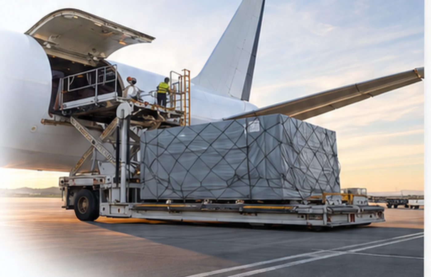 Aircraft cargo handling for international repatriation